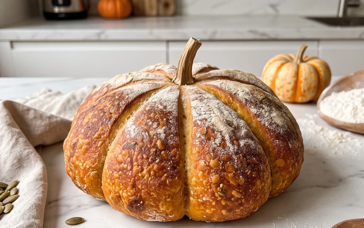 Kürbis-Sauerteigbrot: Herzhaft & Saftig backen