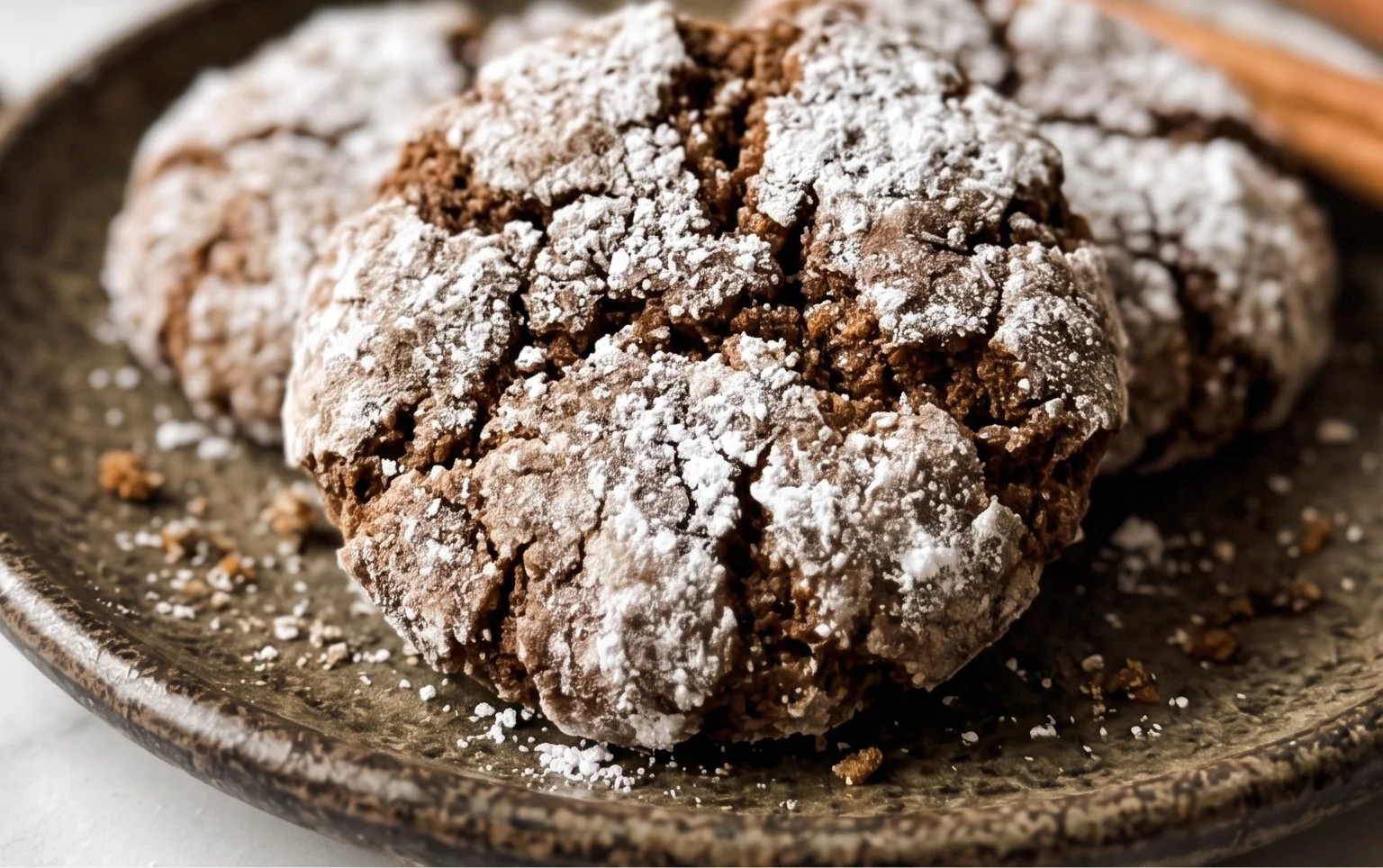 Cinnamon Coffee Crinkles