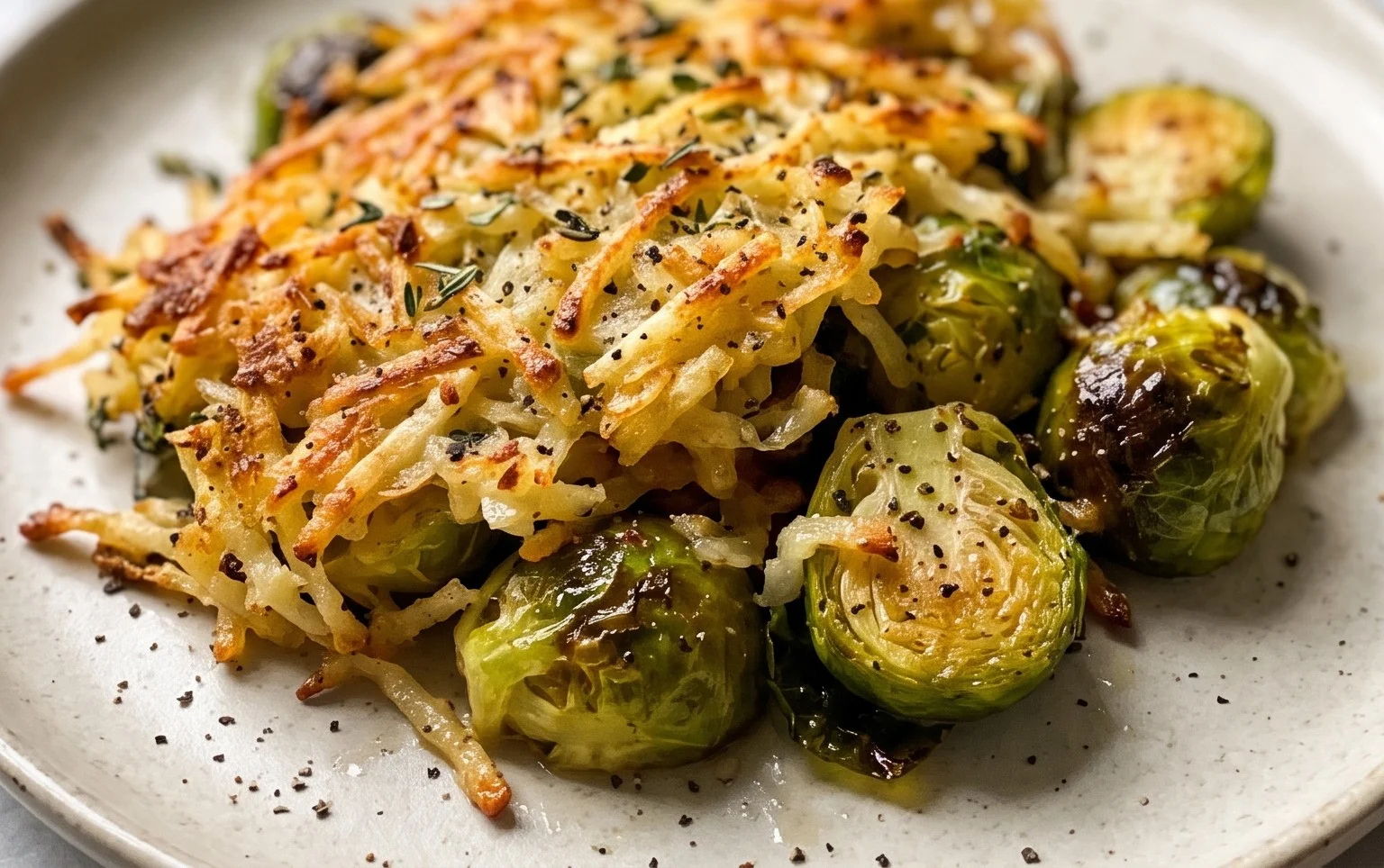 Rosenkohl mit Kartoffelkruste Rezept