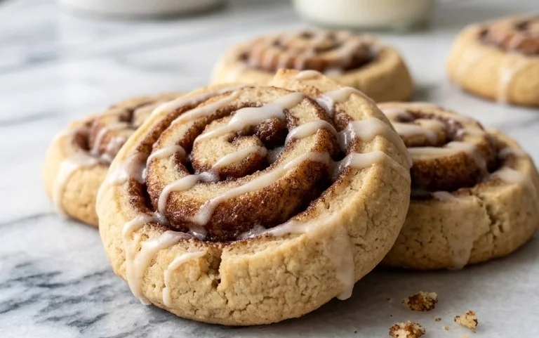Soft Cinnamon Roll Cookies